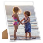 Vidaxl collage de cadres photo 3 pcs de mur table blanc 30x30 cm mdf