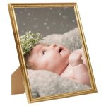 Vidaxl collage de cadres photo 3 pcs de mur table dor 13x18 cm mdf