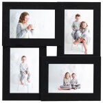 Vidaxl collage de cadres photo pour photo de 4x (10x15 cm) noir mdf Vidaxl collage de cadres photo pour photo de 4x (10x15 cm) noir mdf