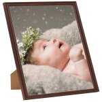 Vidaxl collage de cadres photo 5 pcs pour mur rouge fonc 30x30 cm