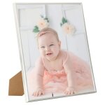 Vidaxl collage de cadres photo 5 pcs de mur table argent 30x30 cm mdf