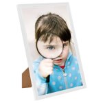 Vidaxl collage de cadres photo 5 pcs au mur table blanc 21x29, 7 cm mdf