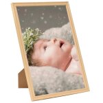 Vidaxl collage de cadres photo 5 pcs de mur table ch�ne clair 13x18 cm