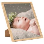 Vidaxl collage de cadres photo 5 pcs de mur table chne clair 30x30 cm