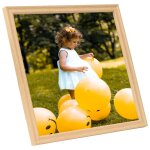 Vidaxl collage de cadres photo 5 pcs au mur table ch�ne clair 40x40 cm