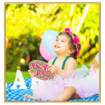 Vidaxl collage de cadres photo 5 pcs de mur table dor 30x30 cm mdf