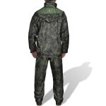 Vidaxl combinaison de pluie avec capuche 2 pcs hommes camouflage m Vidaxl combinaison de pluie avec capuche 2 pcs hommes camouflage m