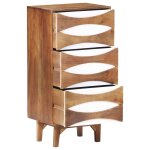 Vidaxl commode 43, 5x35x90 cm bois d'acacia massif