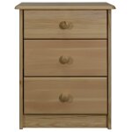 Vidaxl commode 43x34x53 cm bois de pin solide