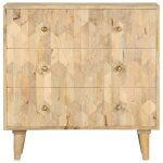 Vidaxl commode 75 x 35 x 75 cm bois de manguier massif Vidaxl commode 75 x 35 x 75 cm bois de manguier massif