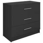 Vidaxl commode agglomr 71x35x68 cm noir