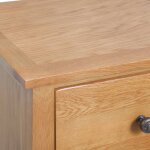 Vidaxl commode haute 45x32x110 cm bois de chêne massif Vidaxl commode haute 45x32x110 cm bois de chêne massif