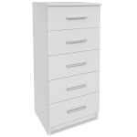 Vidaxl commode haute agglomr 41 x 35 x 106 cm blanc
