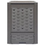 Vidaxl composteurs de jardin 3 pcs marron 60x60x83 cm 900 l