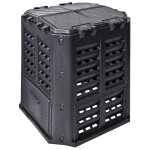 Vidaxl composteur de jardin noir 68, 9x68, 9x83, 9 cm 360 l