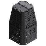 Vidaxl composteur de jardin noir 93, 3x93, 3x146 cm 1000 l