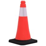 Vidaxl cônes de signalisation réfléchissants à base lourde 4 pcs 50 cm Vidaxl cônes de signalisation réfléchissants à base lourde 4 pcs 50 cm