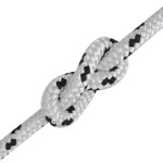Vidaxl corde de bateau tress�e polyester 10 mm 250 m blanc