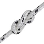 Vidaxl corde de bateau tress�e polyester 8 mm 500 m blanc