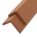 Vidaxl cornière de terrasse 5 pcs wpc 170 cm marron clair Vidaxl cornière de terrasse 5 pcs wpc 170 cm marron clair