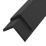 Vidaxl cornière de terrasse 5 pcs wpc 170 cm noir Vidaxl cornière de terrasse 5 pcs wpc 170 cm noir