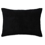 Vidaxl coussins 2 pcs tissu 40x60 cm noir