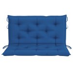 Vidaxl coussin de balancelle bleu 100 cm tissu