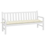 Vidaxl coussin de banc de jardin blanc crème 180x50x7 cm tissu Vidaxl coussin de banc de jardin blanc crème 180x50x7 cm tissu