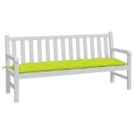 Vidaxl coussin de banc de jardin vert vif 180x50x7 cm tissu Vidaxl coussin de banc de jardin vert vif 180x50x7 cm tissu