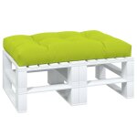 Vidaxl coussin de canap palette vert vif 120x80x10 cm