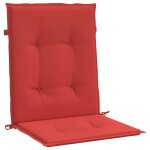 Vidaxl coussins de chaise de jardin 4 pcs rouge 100 x 50 x 3 cm