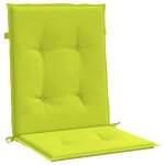 Vidaxl coussins de chaise de jardin 4 pcs vert vif 100x50x3 cm