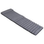 Vidaxl coussin de chaise longue gris daim