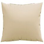 Vidaxl coussins dcoratifs 4 pcs beige 60x60 cm tissu