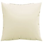 Vidaxl coussins dcoratifs 4 pcs crme 60x60 cm tissu