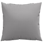 Vidaxl coussins dcoratifs 4 pcs gris 60x60 cm tissu