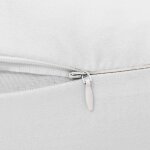 Vidaxl coussin de grossesse en forme de j 54x(36 - 43) cm blanc