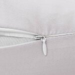 Vidaxl coussin de grossesse en forme de j 54x(36 - 43) cm gris