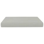 Vidaxl coussin de plancher de palette 60x61, 5x6 cm beige tissu