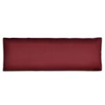 Vidaxl coussin rembourr� de dossier bordeaux 120 x 40 x 10 cm