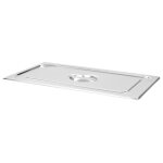 Vidaxl couvercles de plateau 2 pcs gn 1 / 1 acier inoxydable