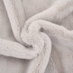Vidaxl couverture 100x150 cm fausse fourrure de lapin gris