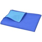 Vidaxl couverture de pique - nique bleu et bleu clair 150 x 200 cm