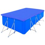 Vidaxl couvertures de piscine 2 pcs pe rectangulaire 90 g / m 394x207cm