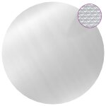 Vidaxl couverture de piscine argent 381 cm pe