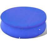 Vidaxl couverture de piscine pe ronde 460 cm 90 g / m�