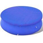 Vidaxl couverture de piscine pe ronde 540 cm 90 g / m�
