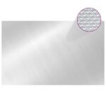 Vidaxl couverture de piscine rectangulaire 800x500 cm pe argent