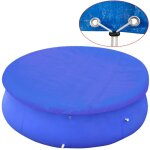 Vidaxl couvertures de piscines rondes hors sol de 360 - 367 cm 2 pcs
