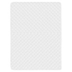 Vidaxl couvre - matelas matelass blanc 160x200 cm lourd